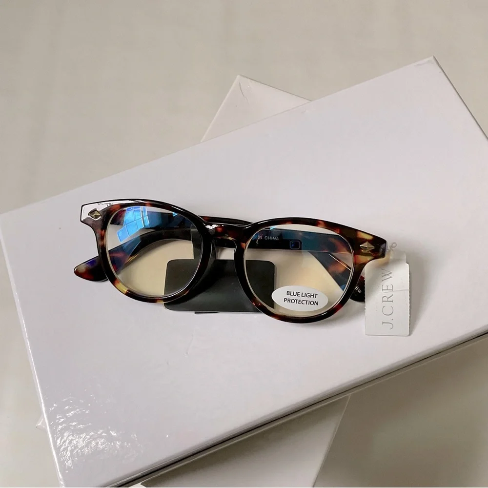 J.Crew Tortoise Shell Blue Light Protection Glasses